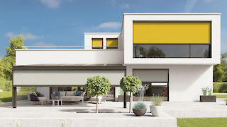 Aufrollbares Sonnenseegel